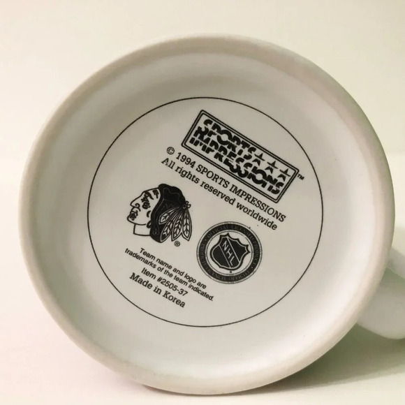 1994 Sports Impressions Chicago Blackhawks Bobby Hull No 9 Mug - Picture 10 of 14